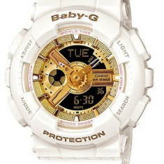 Ceas Sport Dama Casio G-SHOCK Baby g WHITE GOLD -copil-ALB-CALITATEA 1