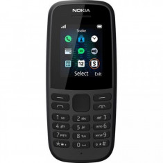 Telefon mobil Nokia 105 2019, 1.77 Inch, Retea 2G, Negru foto