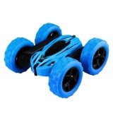 Cumpara ieftin Masinuta cu telecomanda Stunt Car Double Star D828, 4WD, 2.4 GHz, lumini led, 1:24, bleu, Oem