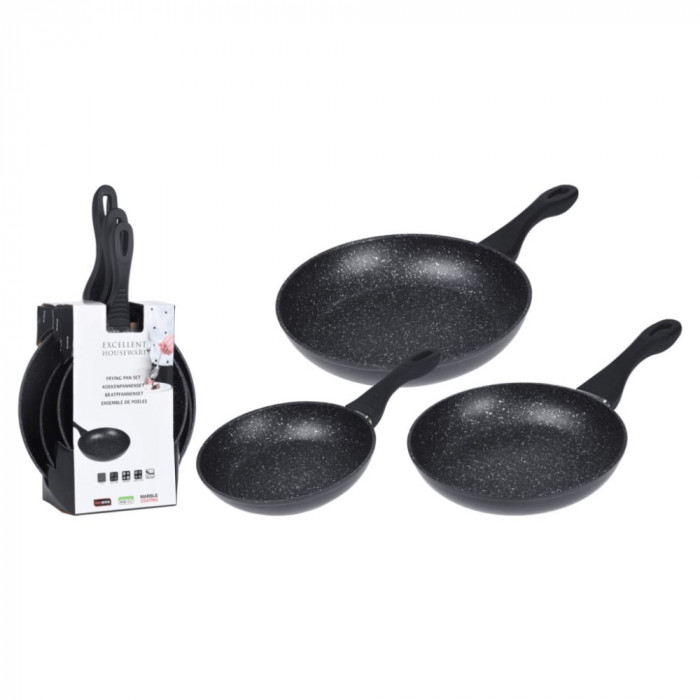 Excellent Houseware Set de tigai, 3 piese GartenMobel Dekor