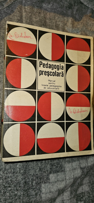 PEDAGOGIA PRESCOLARA MANUAL PENTRU LICEELE PEDAGOGICE DE EDUCATOARE Andreescu