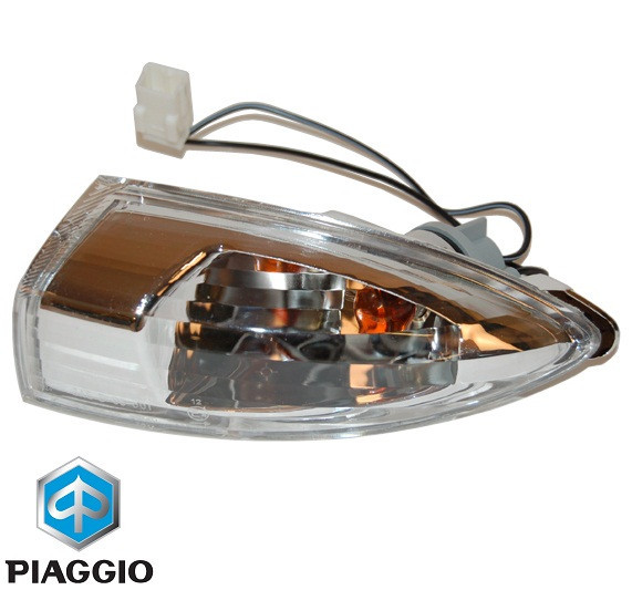 Semnalizare spate dreapta transparenta originala Piaggio Fly 50-100-125-150cc