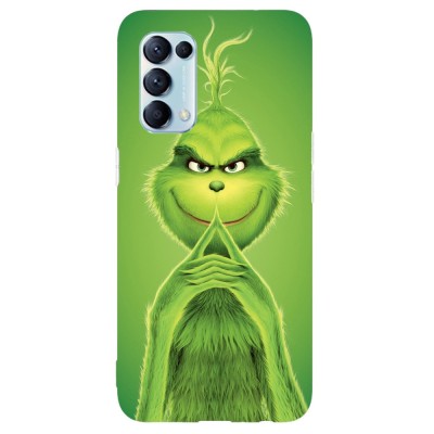 Husa compatibila cu Oppo A5 (2020) model The Grinch, Silicon, TPU, Viceversa foto