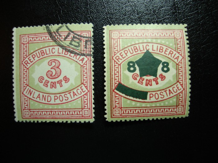 LIBERIA 1913 CU/FARA SUPRAIPAR