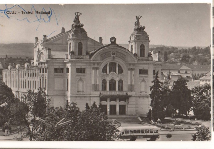 CPIB 22150 - CARTE POSTALA - CLUJ. TEATRUL NATIONAL, RPR