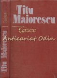 Critice - Titu Maiorescu, Hyperion, 1990, 415 pagini, Studii literare, Coperta cartonata, ISBN 5-368-00782-5