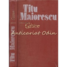 Critice - Titu Maiorescu