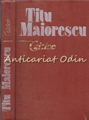 Critice - Titu Maiorescu foto