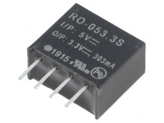 Convertor DC/DC 1W 4.5-5.5V la 3.3V 303mA