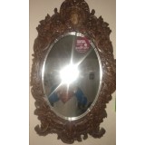 Oglindă Lemn masiv de Cireș 70x40 sculptată