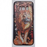 HUSA CAPAC TPU LION SAMS G955 GALAXY S8 PLUS NEGRU