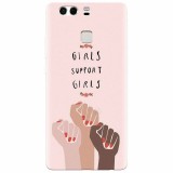 Husa silicon pentru Huawei P9 Plus, Girls Supportgirls