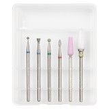 Cumpara ieftin Capete Freza Unghii LUXORISE #06, set 6 buc