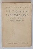 ISTORIA LITERATURII ROMANE CONTEMPORANE de EUGEN LOVINESCU , VOLUMUL I - EVOLUTIA IDEOLOGIEI LITERARE , 1926