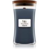 Woodwick Evening Onyx lum&acirc;nare parfumată cu fitil din lemn 609.5 g