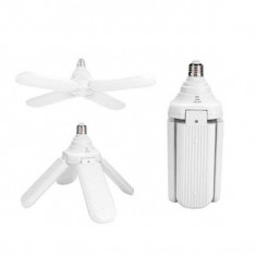 Lampa LED cu 4 brate mobile ajustabile, Fan Blade, E27, 3000K, 48W foto