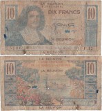 1947 , 10 francs ( P-42a ) - Reunion