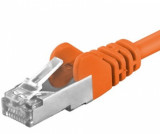 Cablu de retea RJ45 cat 6A SFTP 0.5m Portocaliu, sp6asftp005E, Oem