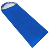 Sac de dormit 2 in 1 pentru camping si drumetii, tip pilota, antialergic, 200 x 75 cm, culoare albastra