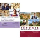 Pachet Bacalaureat Limba si literatura romana 72 teste si Istorie 65 de teste - Mimi Gramnea, Adrian Ilie Aichimoaie