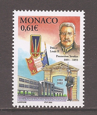 Monaco 2002 - Aniversarea a 200 de ani a Academiei Militare St. Cyr, MNH foto