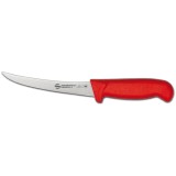 Cuțit de dezosat Supra Colore, Ambrogio Sanelli, lamă curbată, roșu, (L) 290 mm, Hendi