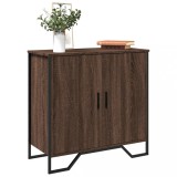 Dulap Gossi Stejar Maro 78x35.5x74.5 cm, Lemn Prelucrat si Metal, Depozitare Living