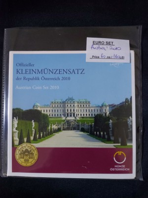 Austria 2010 - Set complet de euro bancar de la 1 cent la 2 euro foto