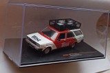 Macheta Fiat 131 Panorama Break - asistenta raliu West 1977 - IXO 1/43 (Rally), 1:43