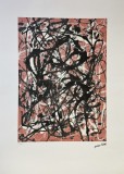 Jackson Pollock - Free Form (Forma libera), litografie originala