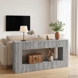 vidaXL Masă de consolă Sonoma gri 155 x 29 x 74 cm Lemn prelucrat 899892