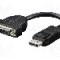 Cablu {{Tip cablu de conectare}}, DisplayPort mufa, DVI-D (24+1) soclu, 0.2m, {{Culoare izola&amp;#355;ie}}, Goobay - 69873
