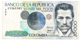Columbia 20 000 Pesos 2010 P-454u Seria 13363307