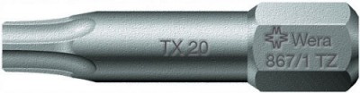 867/1 TZ TORX&amp;reg; VARF SURUBELNITA TORX-BIT TX20 05066310001 WERA foto