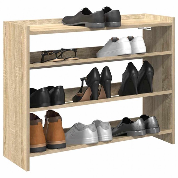 vidaXL Pantofar, stejar sonoma, 80x25x62 cm, lemn prelucrat 859916