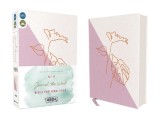 Niv, Journal the Word Bible for Teen Girls, Cloth Over Board, Lavender/White, Red Letter: Includes Over 450 Journaling Prompts!