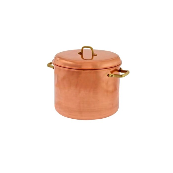 Kupfertopf Mit Griffen, 24 cm - Perfekt f&uuml;r die Zubereitung von k&ouml;stlichen Gerichten
