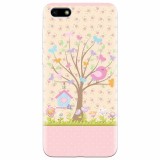 Husa silicon pentru Huawei Y5 Prime 2018, Cute Birdhouse