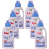 Detergent l&acirc;nă, detergent rufe delicate, 6 x 500ml, detergent fără parfum