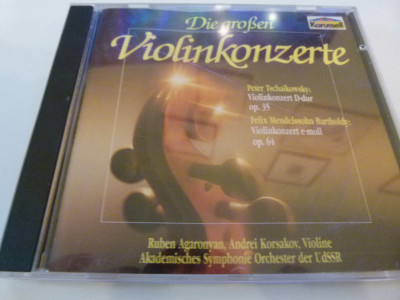Mari concerte pt . vioara - Mendelssohn , Tschaikowsky- Pavel Kogan 3748 foto