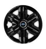 Cumpara ieftin Set 4 capace roti Hubcaps fast black R16 pentru gama auto Ford, Autohelix MSA