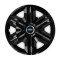 Set 4 capace roti Hubcaps fast black R14 pentru gama auto Ford