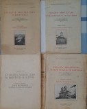 Evolutia Arhitecturii in Muntenia si in Oltenia, N. Ghika Budesti vol. I - IV (Ghyka, bibliofilie, carte rara, editie princeps, format mare)