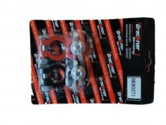 Borne baterie Zn surub HD rosu/negru