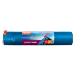 Cumpara ieftin Saci menajeri cu snur LDPE albastru 120 l 10 bucati/set