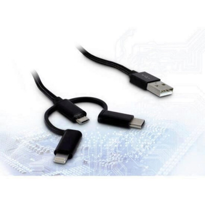 Cablu Inter-Tech USB 2.0 , micro-USB USB Type-C Lightning foto