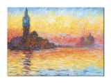 Cumpara ieftin Tablou celebru pictat manual, San Giorgio Maggiore, 70x50cm ulei pe panza, reproducere Claude Monet, Magnific