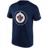 Winnipeg Jets tricou de bărbați Primary Logo Graphic navy - XL, Fanatics Branded