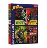 Cumpara ieftin Puzzle Trefl Spider Man - Zi si noapte, 2 x 200 piese