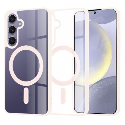 Husa MagSafe pentru Samsung Galaxy S24+ S926, Techsuit, Pro, Roz foto
